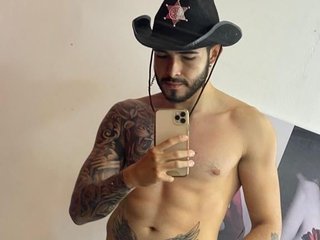 Endry - Streamate Piercing Smoke Tattoo Boy 