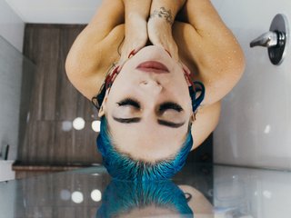 SrtaBlue - Streamate Deepthroat Interactivetoys Piercing Girl 